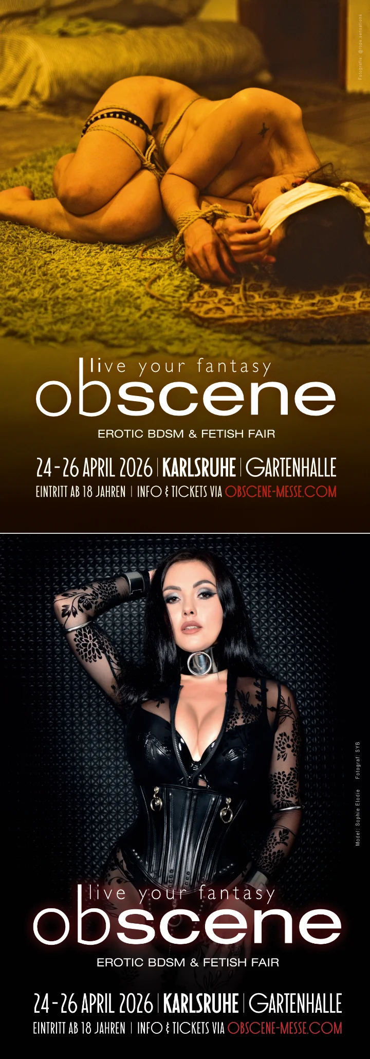 Willkommen zur Obscene - Erotic BDSM & Fetish Fair 2026