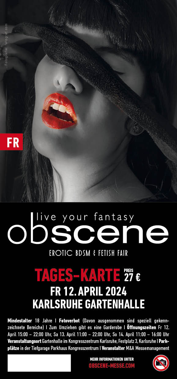 obscene Messe - Tagesticket Freitag, 12.04.2024